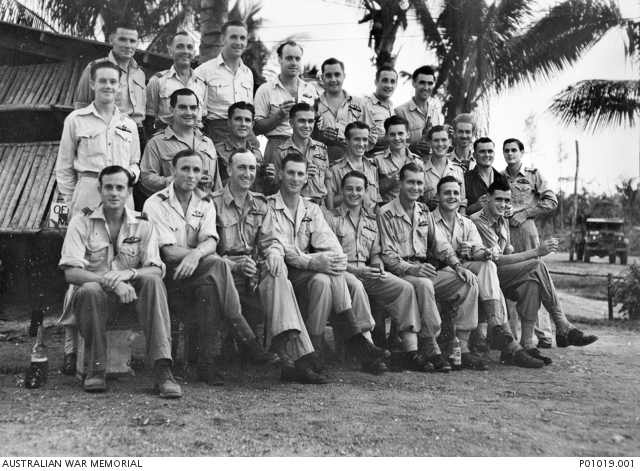 LAST GROUP PHOTOGRAPH OF PILOTS AND OFFICERS OF NO. 79 SQUADRON RAAF ...