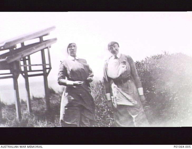 FRANCE, C. 1915. SISTERS MAY BAXTER (LEFT) AND PATIENCE OUTRAM ANDERSON ...