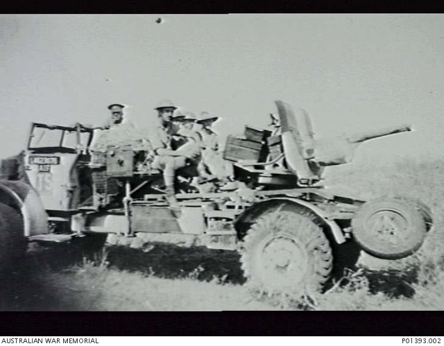 A 2 POUNDER ANTI-TANK GUN 9 BATTERY, 2/3RD AUSTRALIAN ANTI-TANK ...