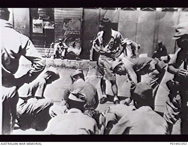 LUZON, PHILIPPINES. 1942-01. UNITED STATES PRISONERS OF WAR UNDER ...