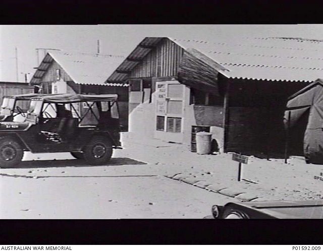 An exterior view of the buildings housing RAAF Headquarters and Base ...