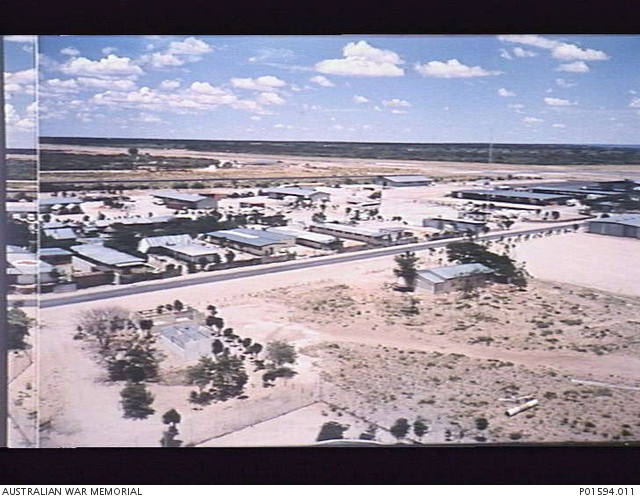 RUNDU AIR FORCE BASE, NAMIBIA. 1989-08 - 1990-04. ELEVATED VIEW LOOKING ...