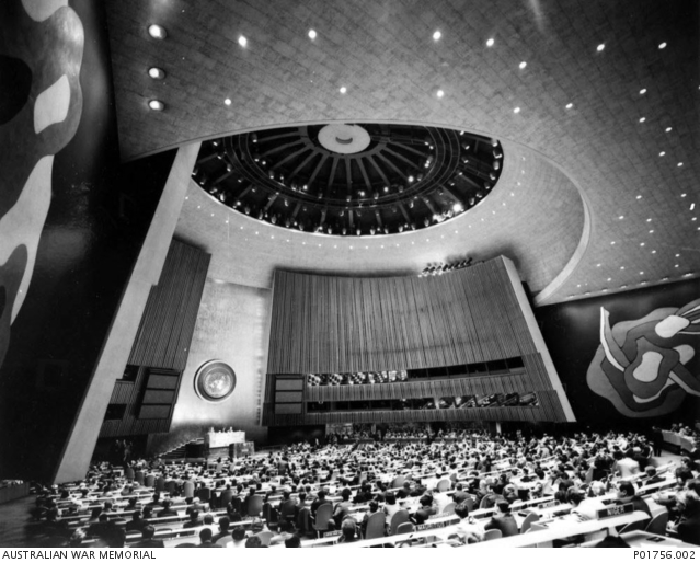 New York, USA. 19920915. Opening of the 47th session of the United