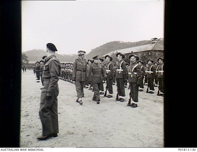 Okayama, Honshu, Japan, 1947-12-16. Lieutenant Colonel Fergus MacAdie ...