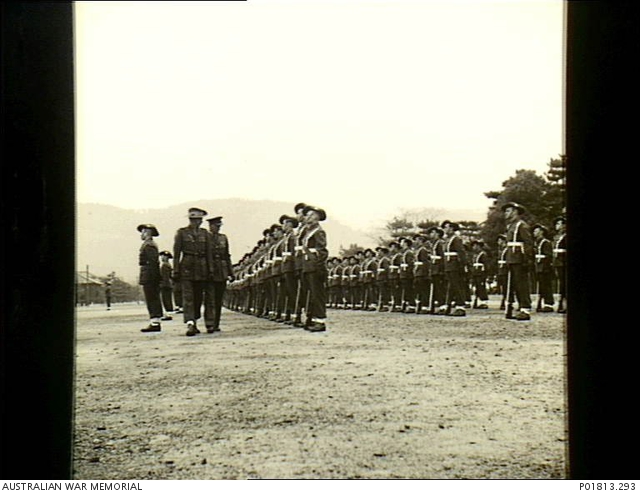 Okayama, Honshu, Japan, 1947-12-16. 3/86 Lieutenant Colonel Fergus ...