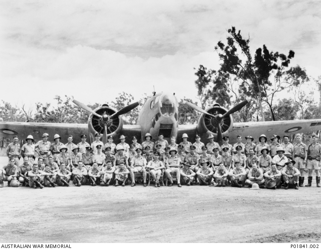 Batchelor, NT. 1943. Group portrait of members of No. 2 Squadron RAAF ...