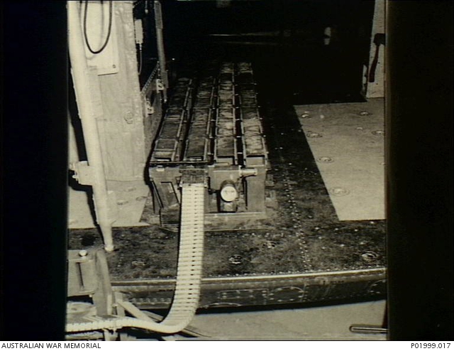 Vietnam. 1968-03. Sixteen 600 round ammunition storage bins with left ...
