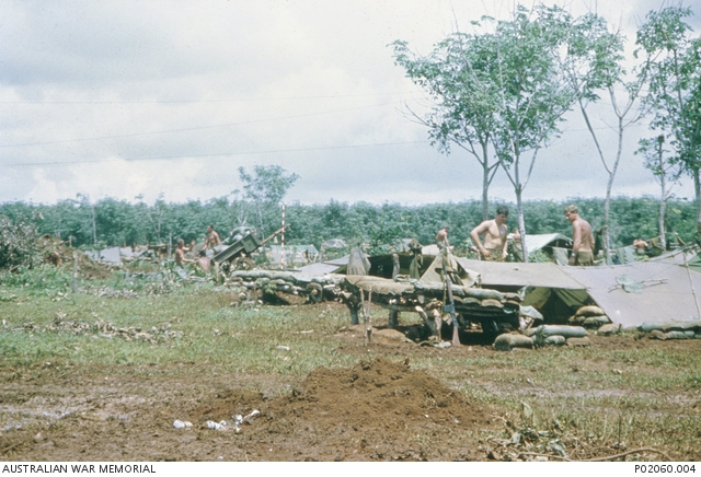 Fire Support Base (FSB) Alanbrooke , South Vietnam. c.1967-09. Bare ...