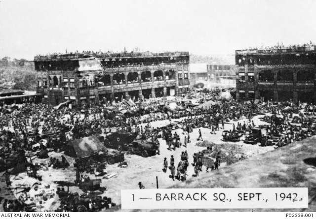 Selarang Barracks, Changi, Singapore. 2 September 1942. Australian and ...