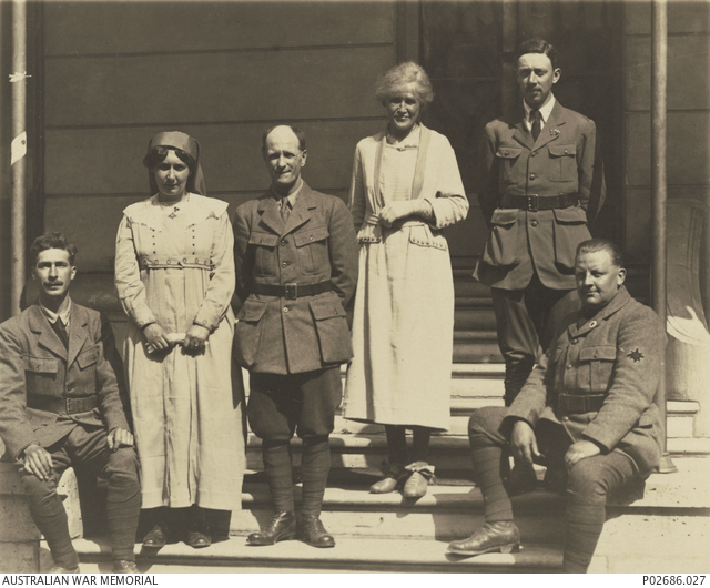 Verdun, France. c. May 1920. An informal group portrait possibly after