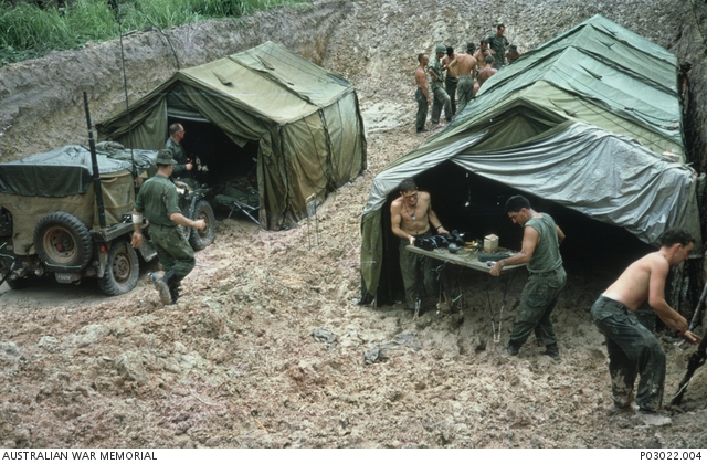 The position occupied by the detachment from Headquarters 1st ...