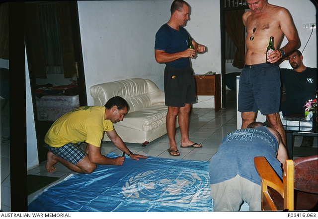Civilian Police Officers, members of the United Nations Mission East ...