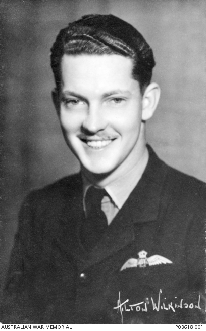 Studio portrait of 403426 Pilot Officer (PO) William Walter Evans RAAF ...