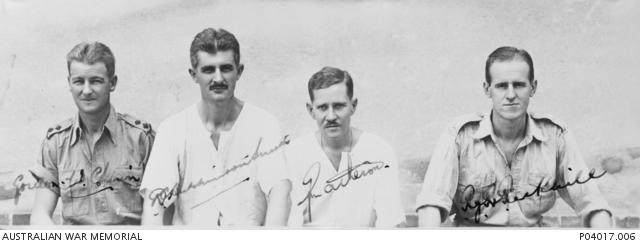 Group portrait of Australian prisoners of war (POWs) from Zentsuji Camp ...