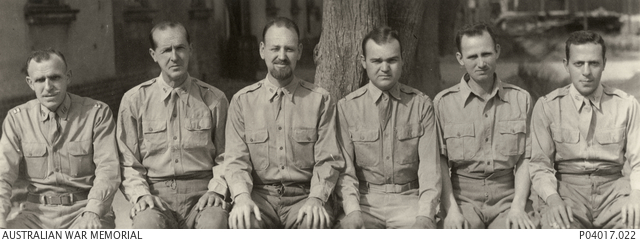 Group portrait of prisoners of war (POWs) from Zentsuji Camp at Shikoku ...