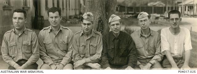 Group portrait of prisoners of war (POWs) from Zentsuji Camp at Shikoku ...