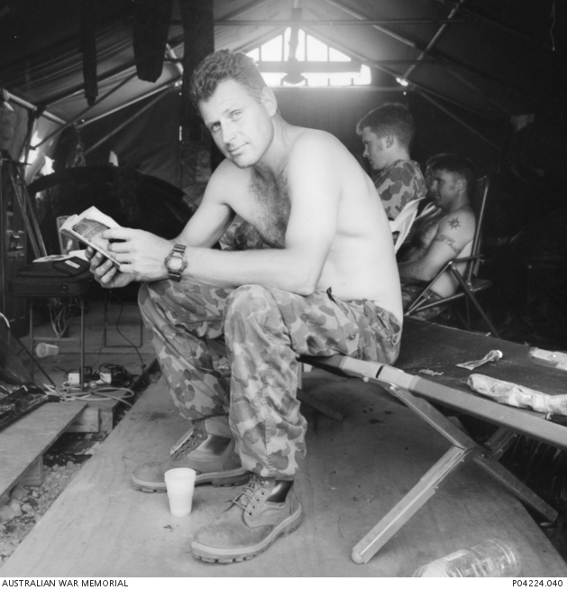 Informal portrait of Sapper Jeff Hicks, of 21st Construction Squadron ...