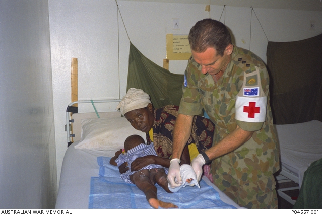 Australian Defence Force (ADF) Physiotherapist Captain Ross Railton ...