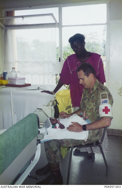 Australian Defence Force (ADF) Physiotherapist Captain Ross Railton ...