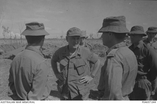 First visit of the Commanding General of MACV, General (Gen) Creighton ...