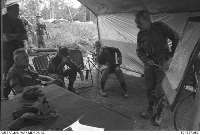 First visit of the Commanding General of MACV, General (Gen) Creighton ...
