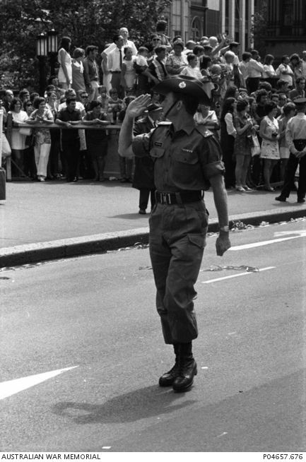 Arrival in Sydney, 7th Battalion, The Royal Australian Regiment (7RAR ...
