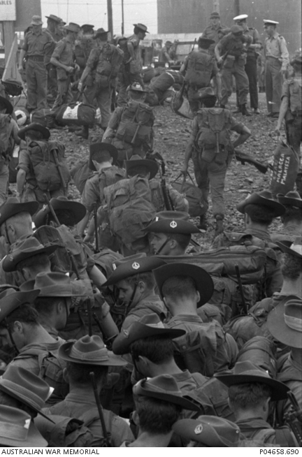 8th Battalion, The Royal Australian Regiment (8RAR), arrives in South ...
