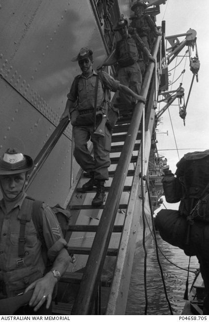 8th Battalion, The Royal Australian Regiment (8RAR), arrives in South ...