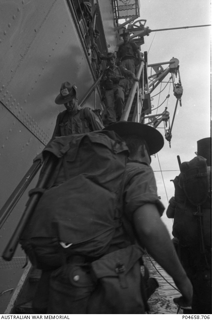 8th Battalion, The Royal Australian Regiment (8RAR), arrives in South ...