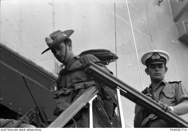8th Battalion, The Royal Australian Regiment (8RAR), arrives in South ...