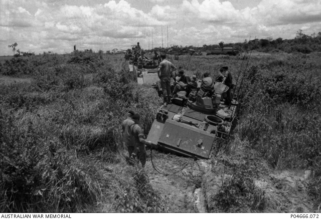 With members of the 1st Australian Task Force's Defence and Employment ...