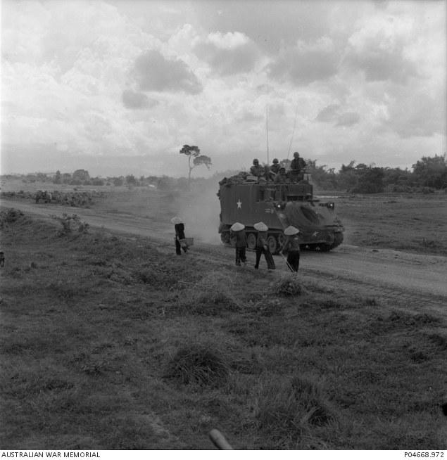 An M577A1 Armoured Command Vehicle of the US 2/47th Mechanized ...