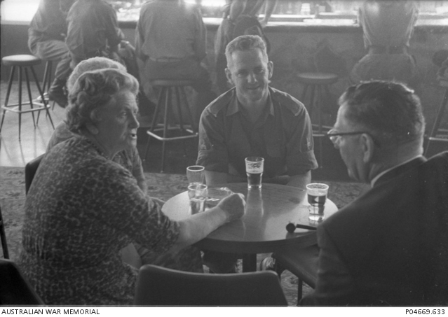 At Sydney (Kingsford Smith) Airport, an unidentified Warrant Officer ...