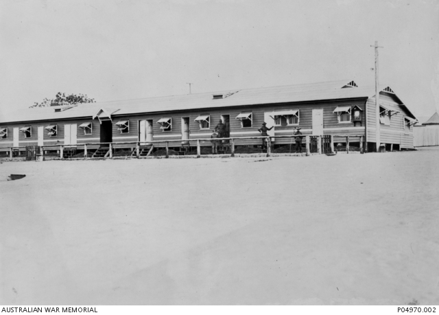 The orderly rooms for the Australian Army soldiers of the main guard at ...