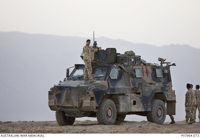 Unidentified soldiers of the 3rd Battalion, Royal Australian Regiment ...