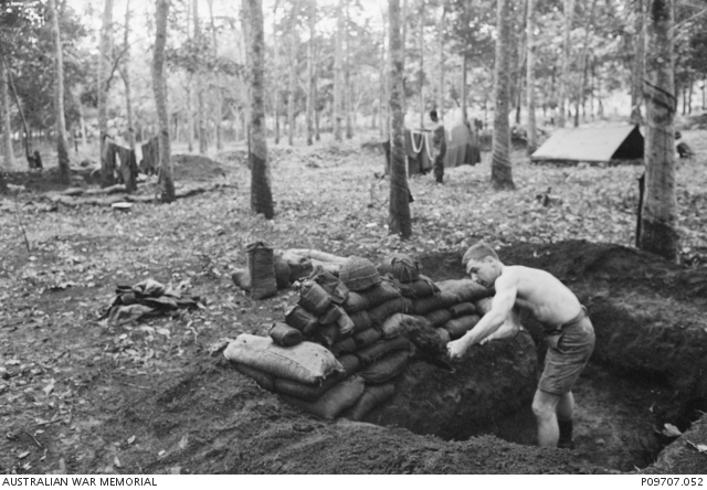 The 6th Battalion, The Royal Australian Regiment (6RAR) establishes a ...