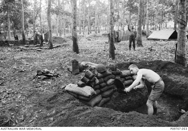 The 6th Battalion, The Royal Australian Regiment (6RAR) establishes a ...
