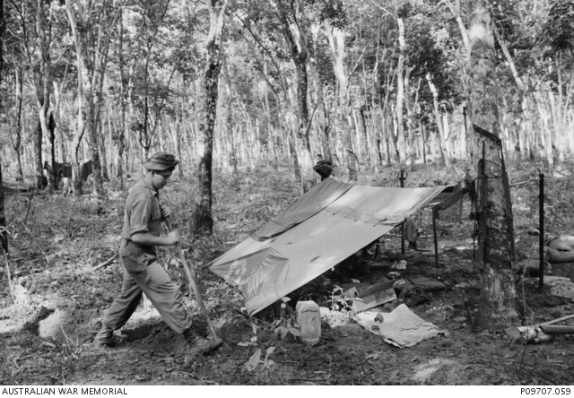 The 6th Battalion, The Royal Australian Regiment (6RAR) establishes a ...