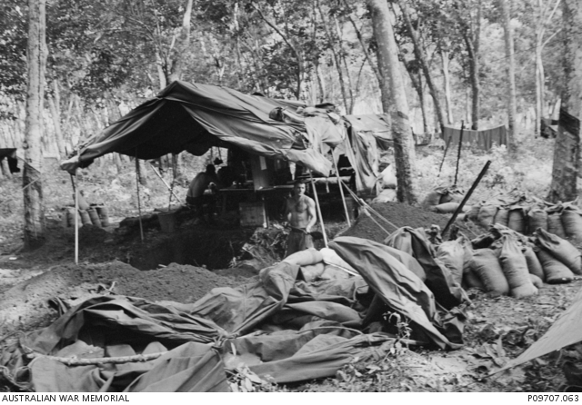 The 6th Battalion, The Royal Australian Regiment (6RAR) establishes a ...