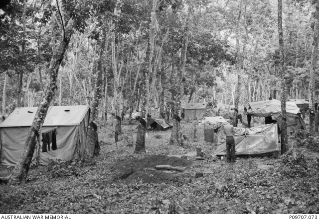 The 6th Battalion, The Royal Australian Regiment (6RAR) establishes a ...