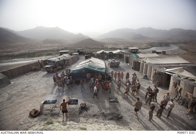 Day 1, Patrol Base Razaq. One of a series of photographs taken by Gary ...