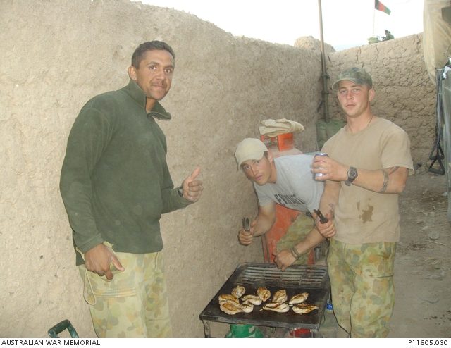 Three Mentoring and Reconstruction Task Force 1 (MRTF-1) personnel ...