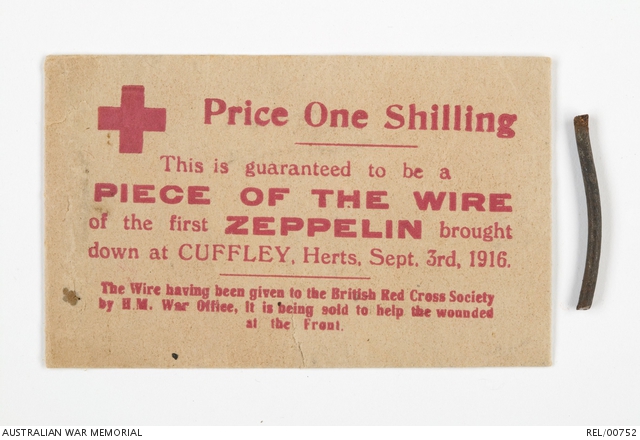 Wire From Schutte Lanz Airship SL11 Gunner L W Robinson 1 Field 