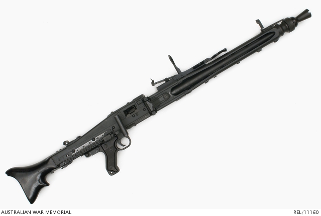 MG3 Machine Gun Royal Australian Armoured Corps Australian War Memorial