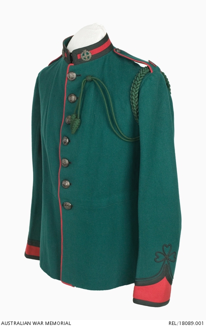 Other rank's service dress tunic : New South Wales Irish Rifle Regiment ...