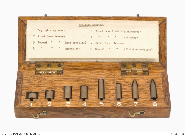 .303 inch Cartridge Projectile Jacket Production Display | Australian ...