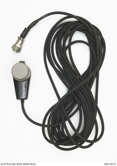 HMAS Brisbane : Hand-held Microphone mouthpiece | Australian War Memorial