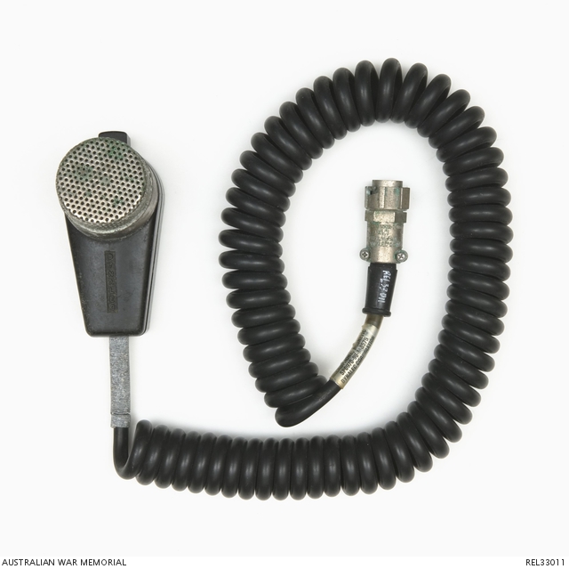 HMAS Brisbane Handheld microphone mouthpiece Australian War Memorial