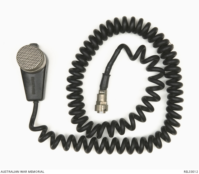 HMAS Brisbane : Hand-held microphone mouthpiece | Australian War Memorial