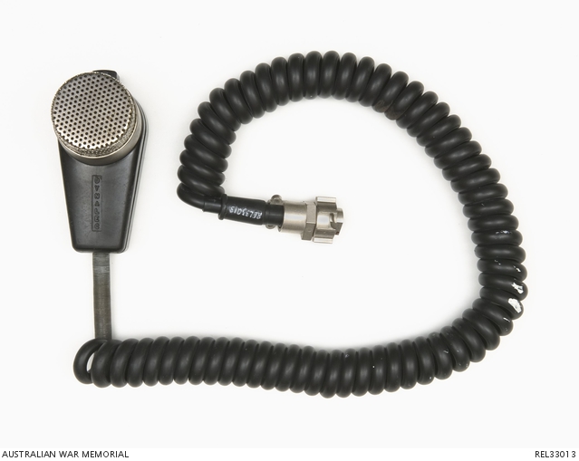 HMAS Brisbane Handheld microphone mouthpiece Australian War Memorial